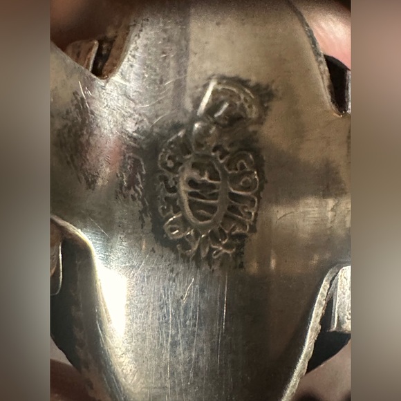 Vintage Taxco Sterling Silver and Tiger’s Eye Adjustable Poison Ring - Picture 6 of 6